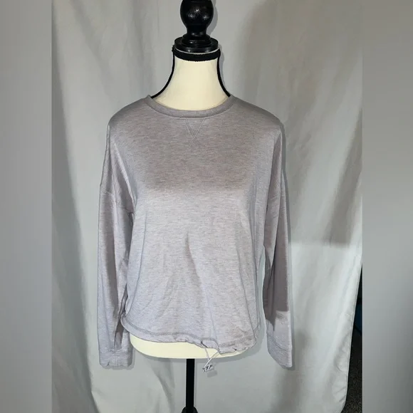 Thread & Supply • Lavender “That Cozy Life” Cinch Waist Top Women’s Size Small - Picture 1 of 8